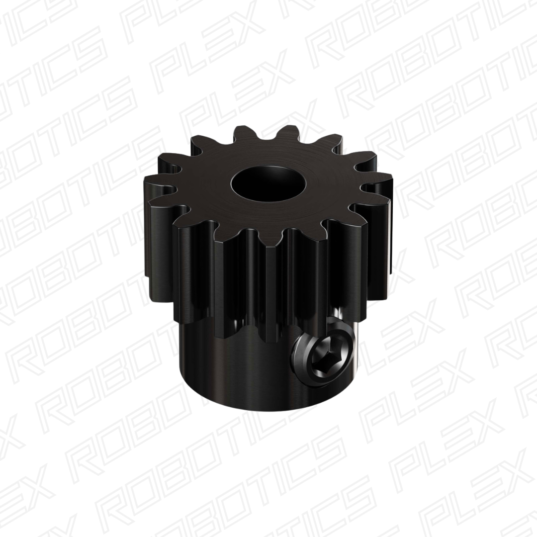 2303 Series Steel, MOD 0.8 Pinion Gear (4mm Round Bore, 15 Tooth)