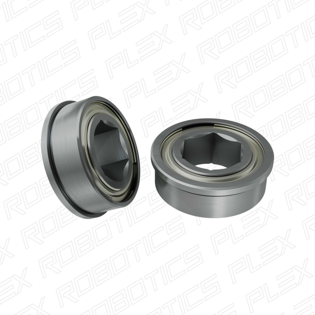 1611 Series Flanged Ball Bearing (8mm REX™ ID x 14mm OD, 5mm Thickness) - 2 Pack