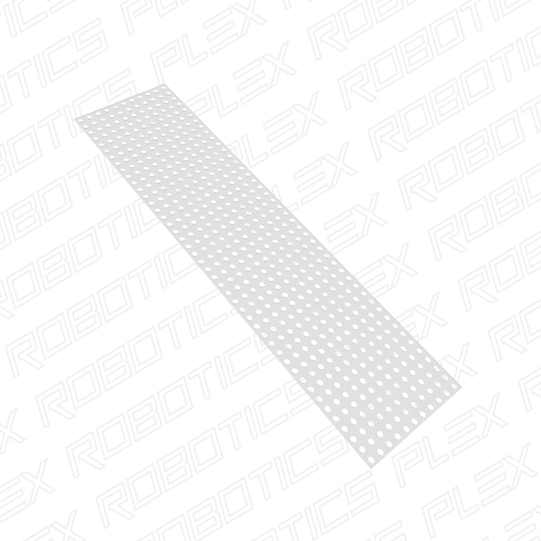 Clear Polycarbonate Grid Plate (1.5mm Thickness, 11 x 44 Hole, 88 x 352mm)