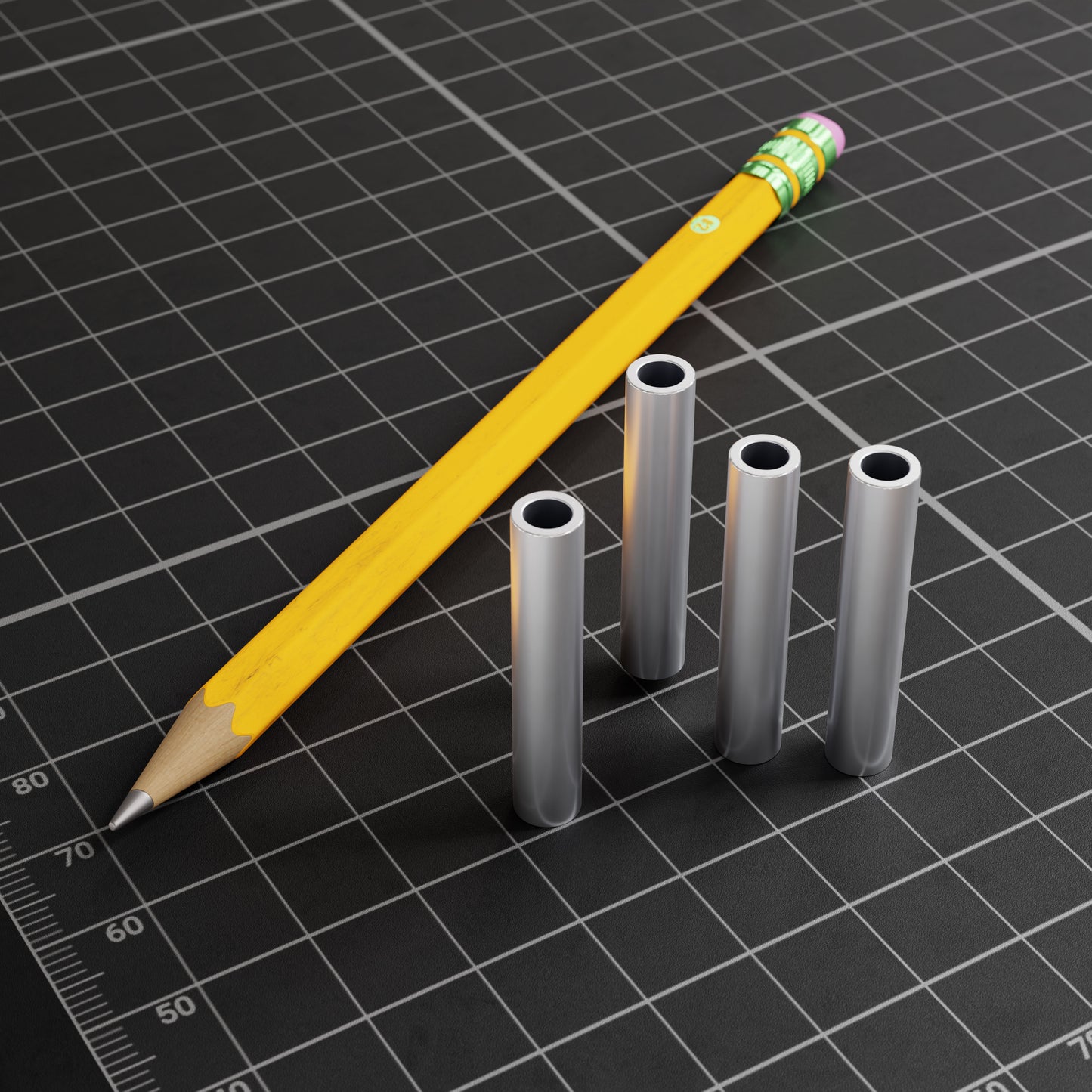 1502 Series 4mm ID Spacer (6mm OD, 32mm Length) - 4 Pack