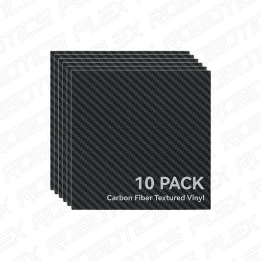 Bambu Carbon Fiber Textured Removable Vinyl (10pcs)