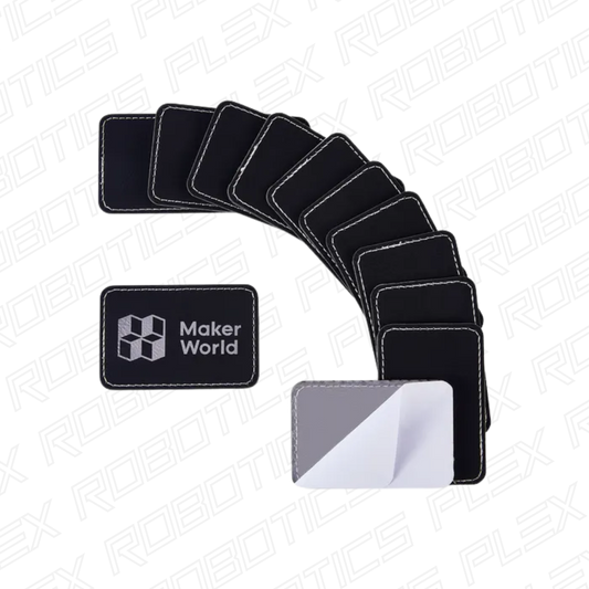 Bambu Rectangular PU Iron-on Patch (10pcs)