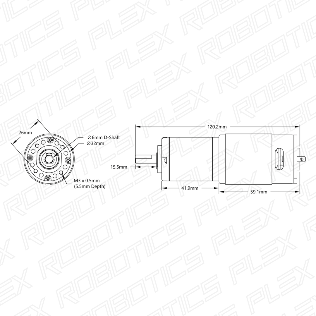 HD Premium Planetary Gear Motor