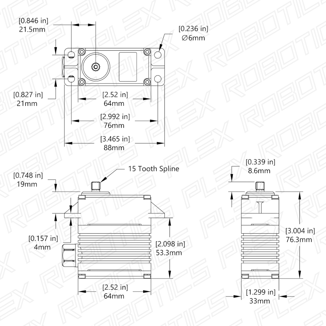 HS-1100WP Servo