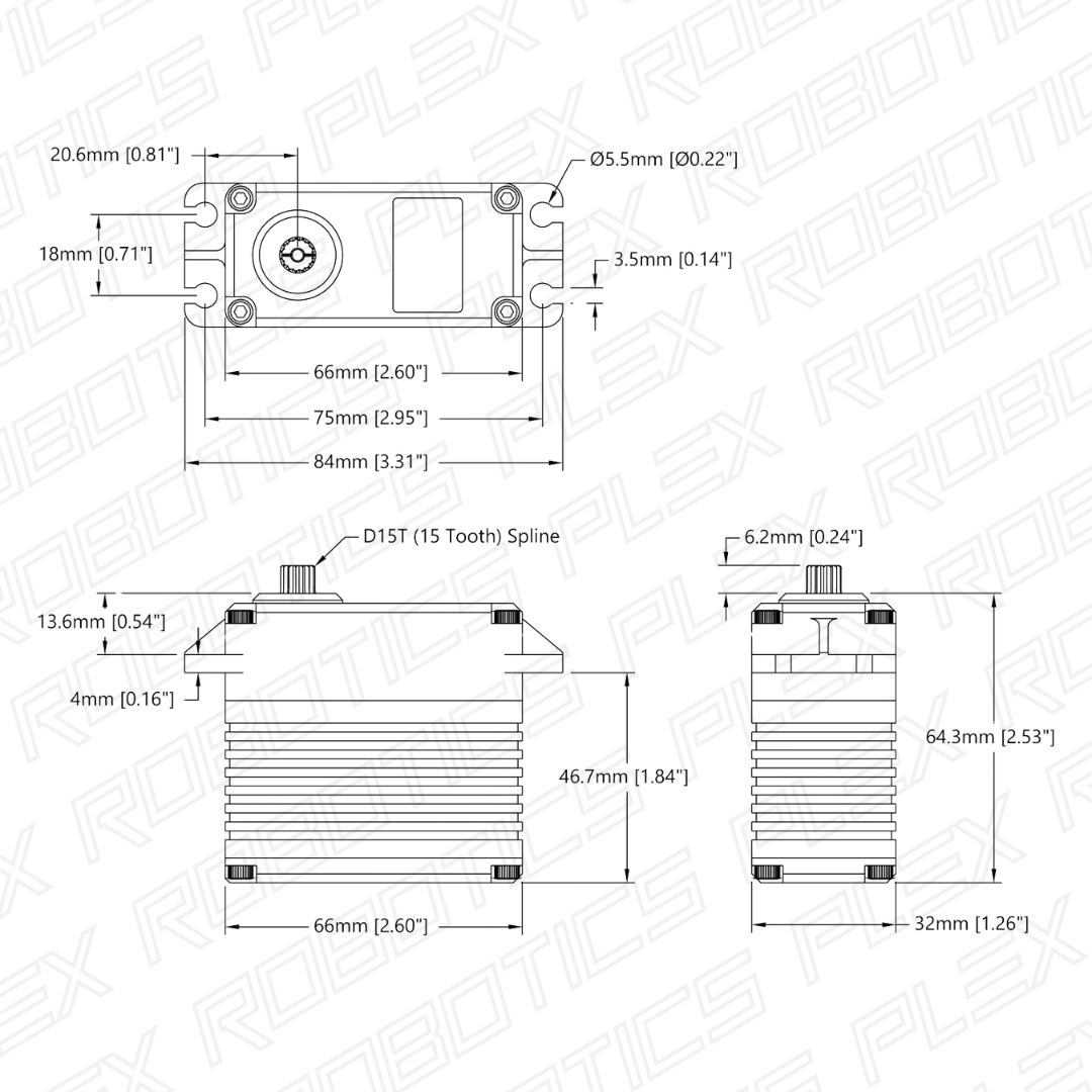 MDR845WP Servo