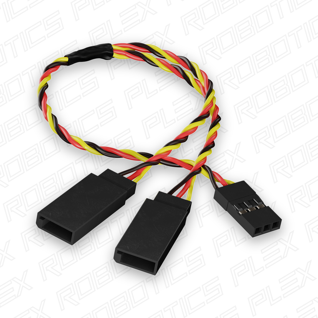 3-Pos TJC8 Servo Y-Harness (Single MH-FC to Dual FH-MC)