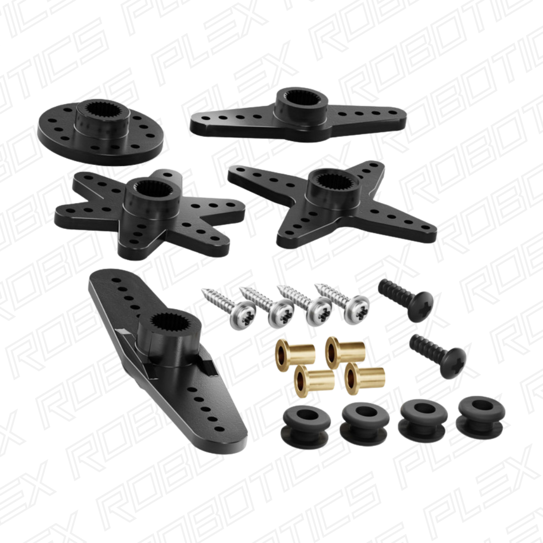 Daryl (Nylon Gears, 180° Rotation, 0.15s/60°, 53 oz-in)