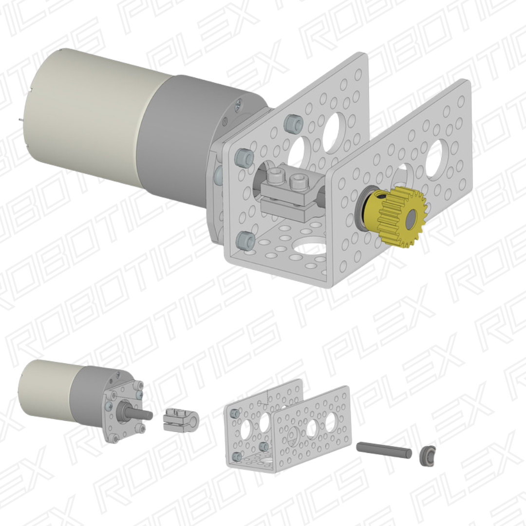 20 RPM Precision Spur Gear Motor