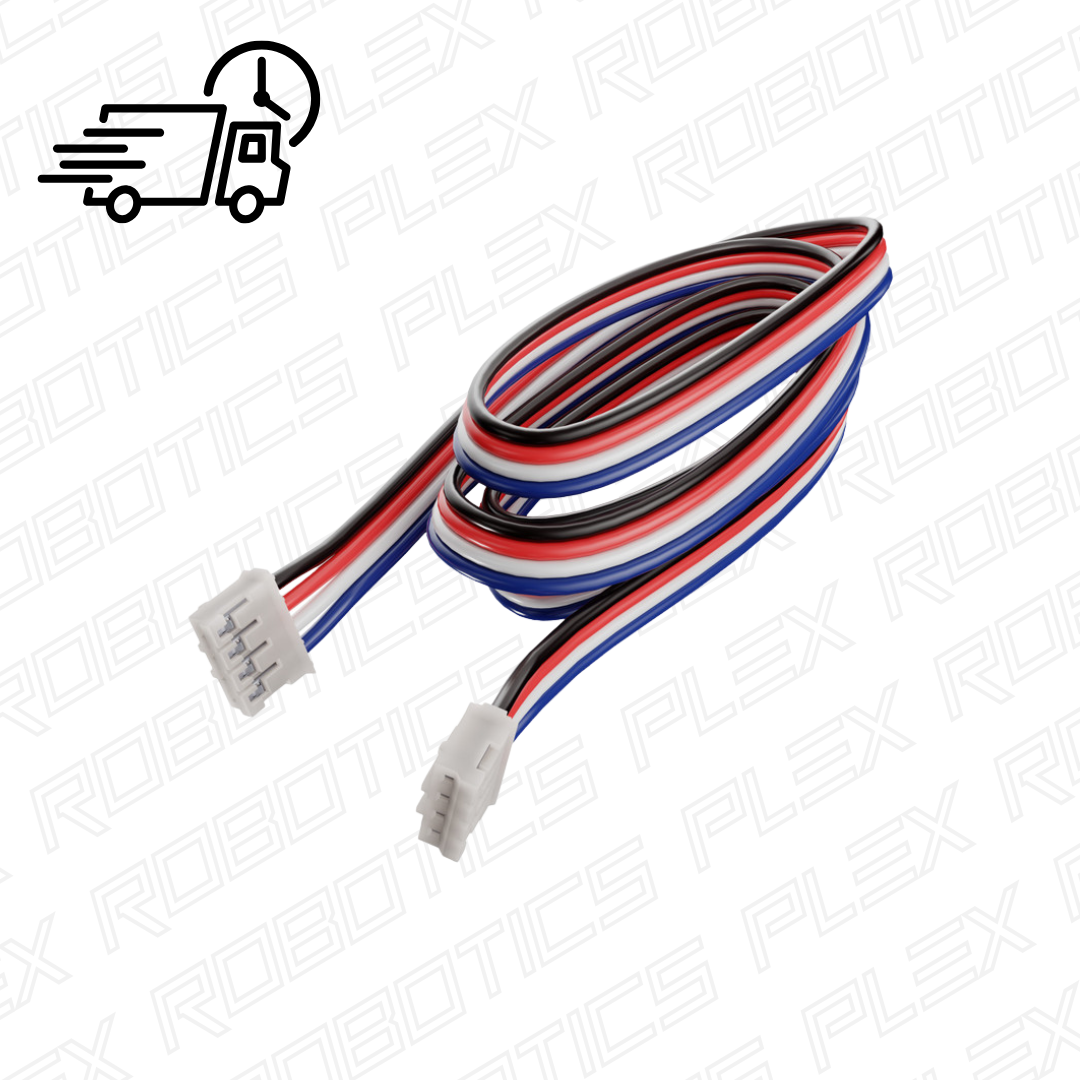 JST PH Cable (4-Pin JST PH, Male to Male) (2 Pack)