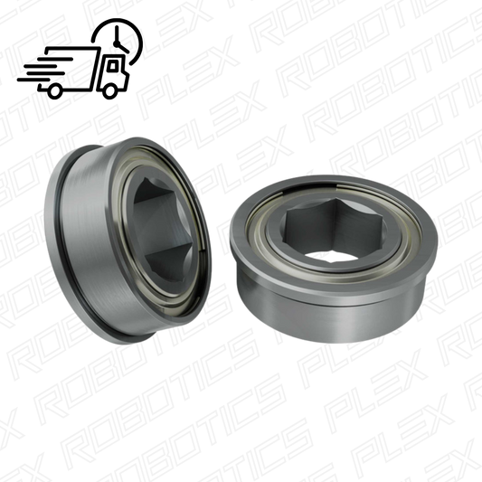 1611 Series Flanged Ball Bearing (8mm REX™ ID x 14mm OD, 5mm Thickness) - 2 Pack