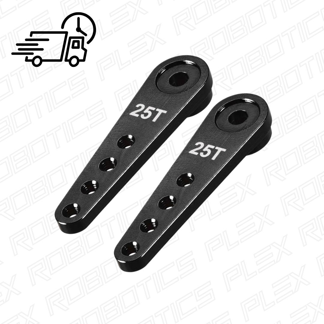 25T Single Servo Arm (37mm Length, 2 Pack)