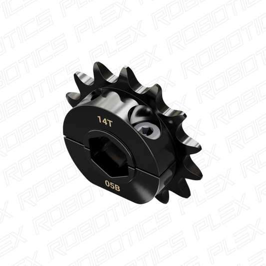 8mm Pitch Steel Clamping Sprocket (12mm REX™ Bore, 14 Tooth)