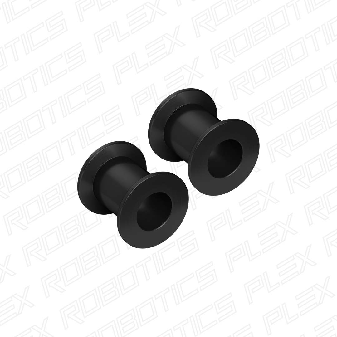 Acetal Timing Belt Idler (6mm ID x 12mm OD, 12mm Width, 1-1) - 2 Pack