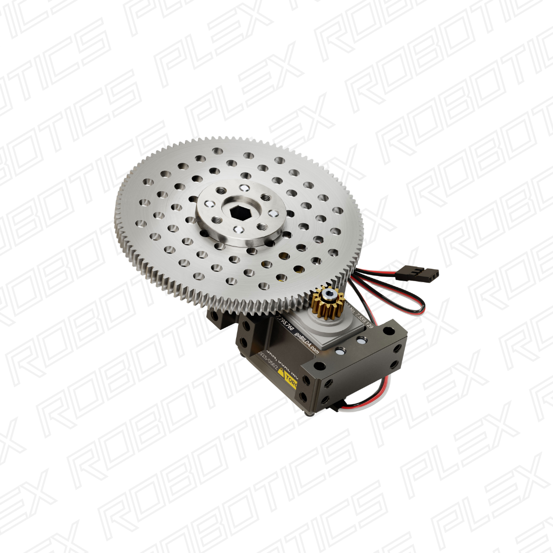 Stingray-9 Servo Gearbox (1.53 sec/60°, 6.7 RPM, 3150 oz-in Torque, 200° Rotation)