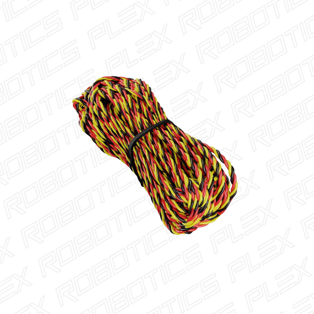 3 Conductor, 22AWG, Twisted Wire (15M Length)