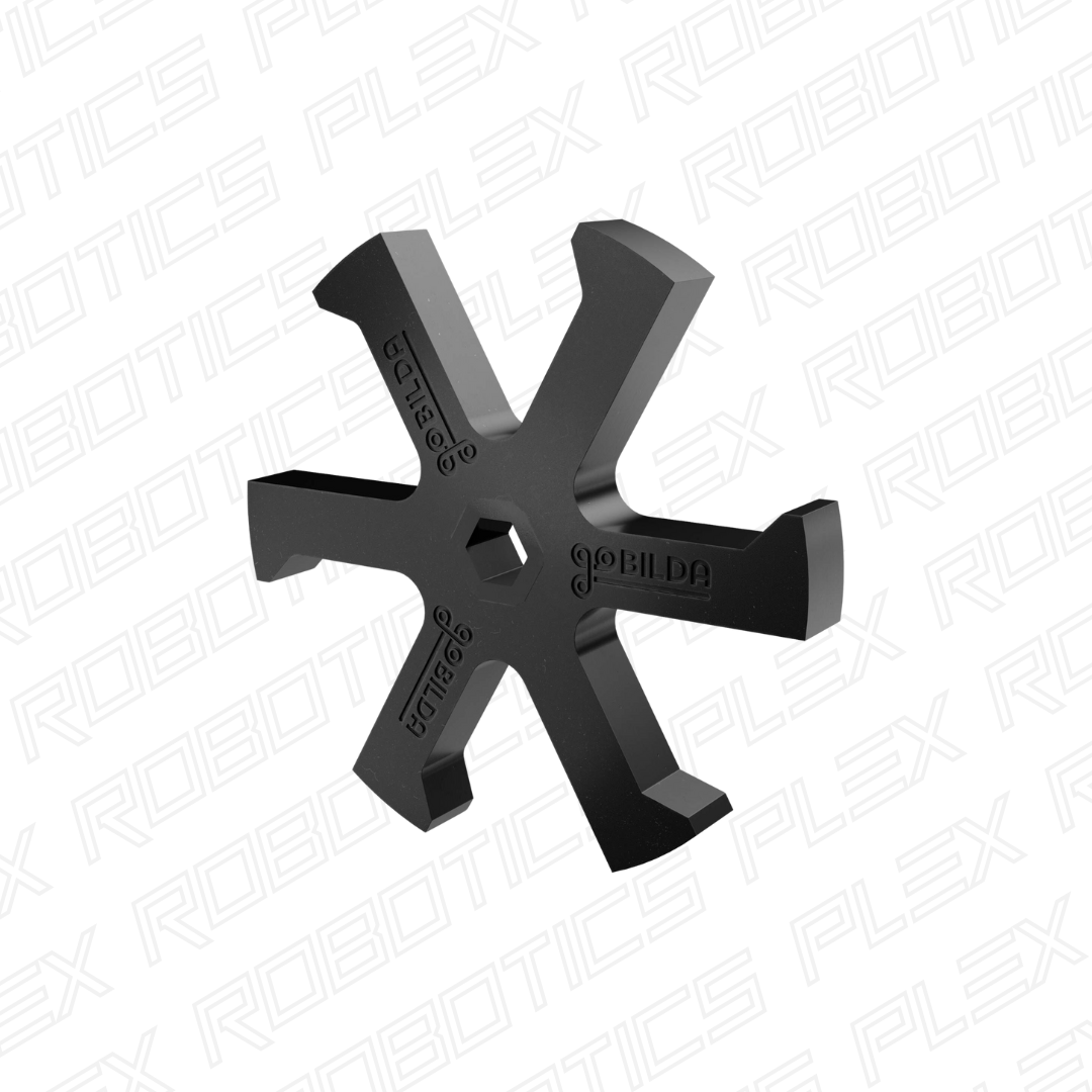 3615 Series Boot-Wheel (8mm REX™ Bore, 72mm Diameter, 30A Durometer)