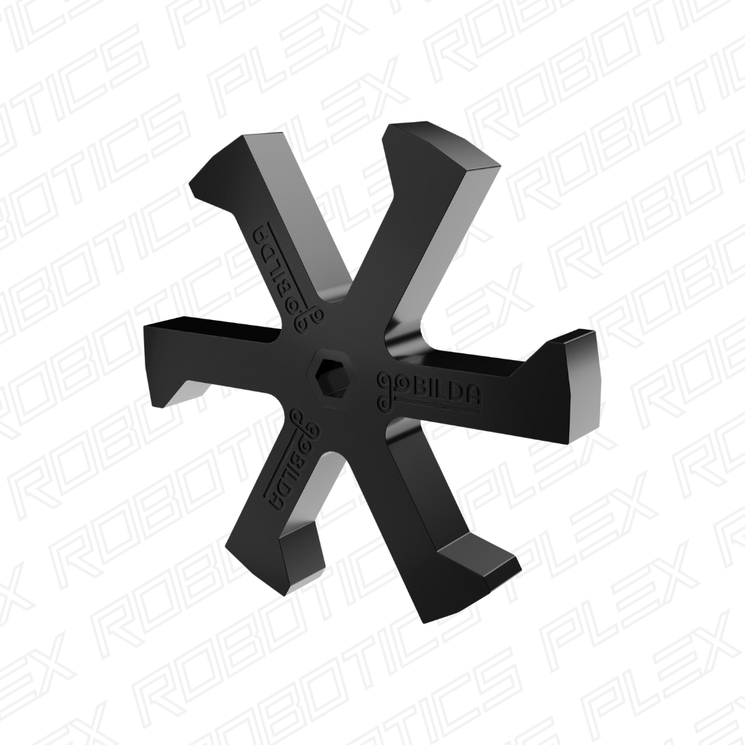 3615 Series Boot-Wheel (8mm REX™ Bore, 96mm Diameter, 30A Durometer)