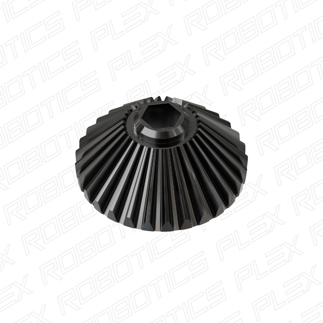 2319 Series MOD 1.25 Steel Miter Gear (8mm REX™ Bore, 30 Tooth)