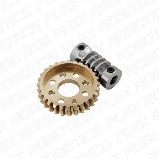 Worm Gear Set (28:1 Ratio, 8mm REX™ Bore Worm)