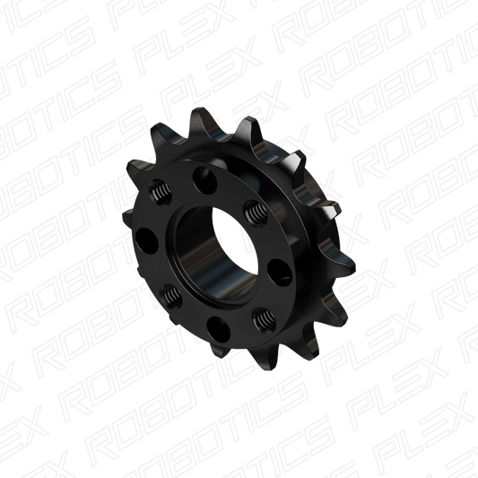 8mm Pitch Steel Hub-Mount Sprocket (14mm Bore, 14 Tooth)