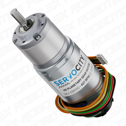 HD Premium Planetary Gear Motor w/Encoder
