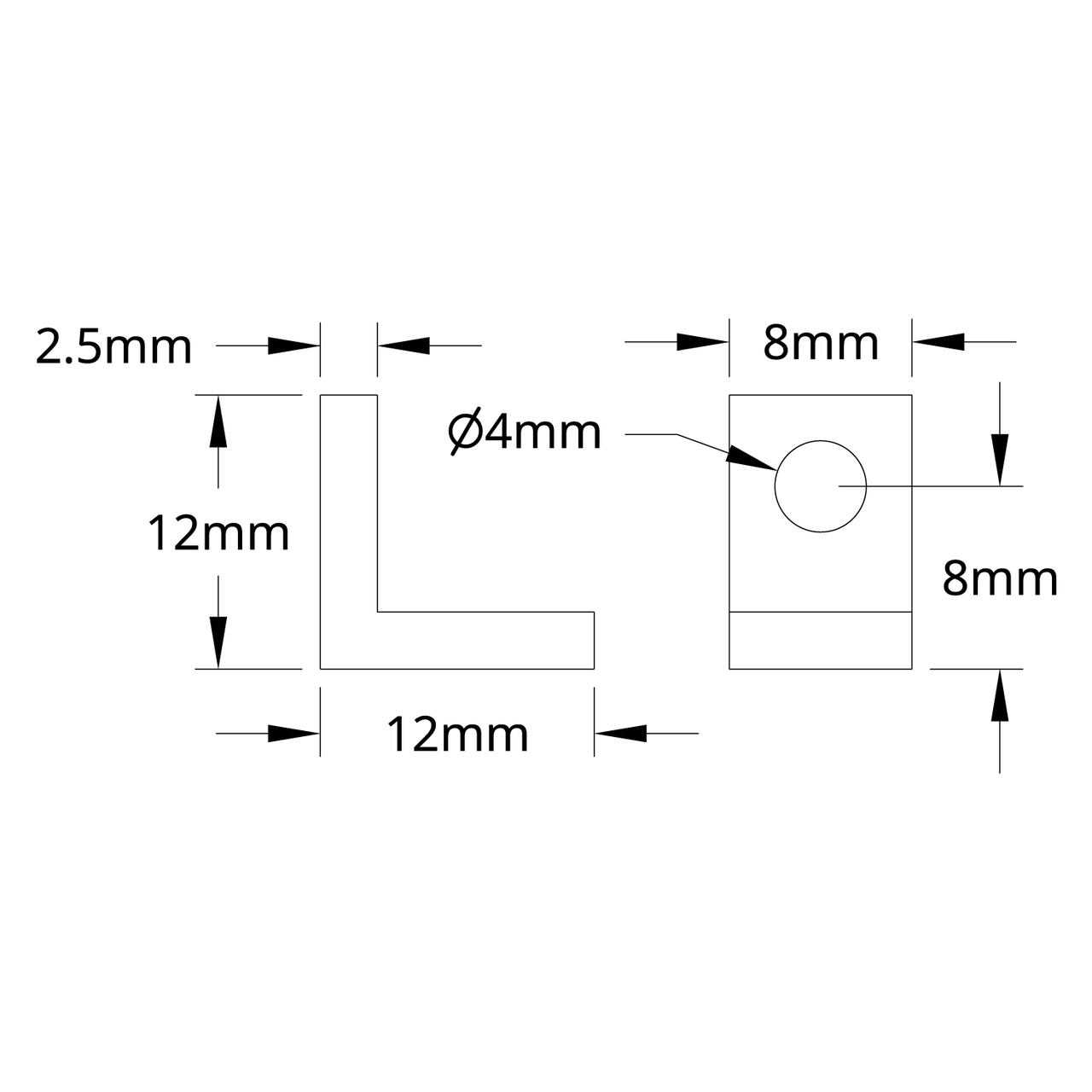 1103 Series L-Beams - 2 Pack