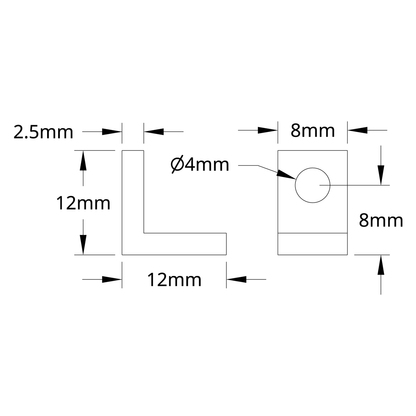 1103 Series L-Beams - 2 Pack