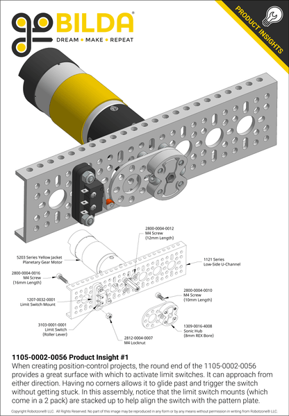 1105 Series Round-End Pattern Plate