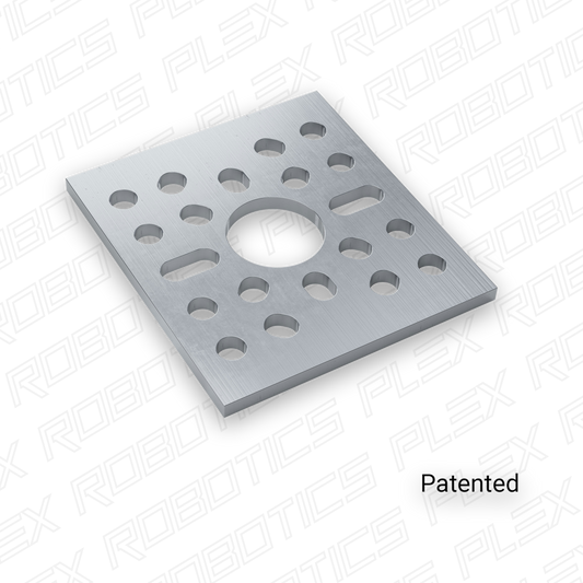 1123 Series Pattern Plate (1 x 1 Hole, 43 x 48mm)