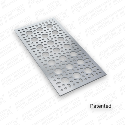 1123 Series Pattern Plate (3 x 7 Hole, 96 x 192mm)