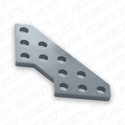 Steel Gusset-Plate (3 x 3 Hole) - 4 Pack