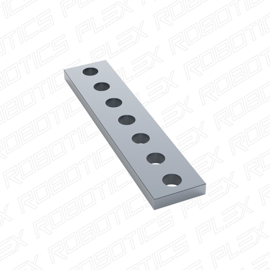 1126 Series Steel Flat Bracket (1-1) - 2 Pack