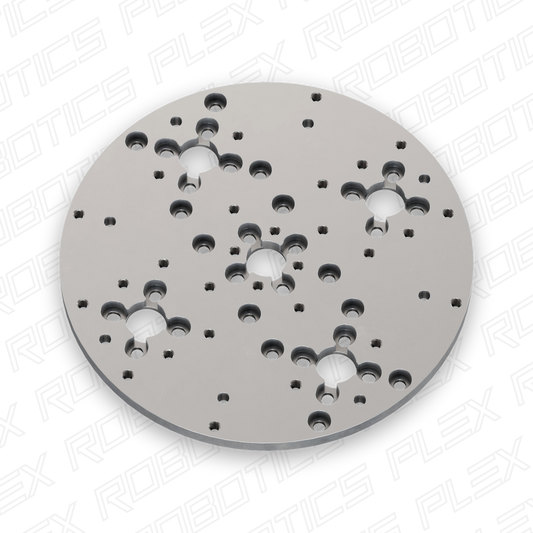 1140 Series Aluminum Baseplate (6mm Thickness, 144mm Diameter)