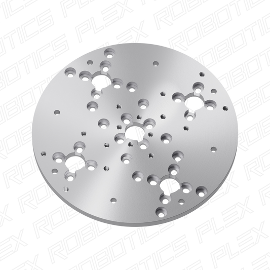 1140 Series Aluminum Baseplate (6mm Thickness, 144mm Diameter)