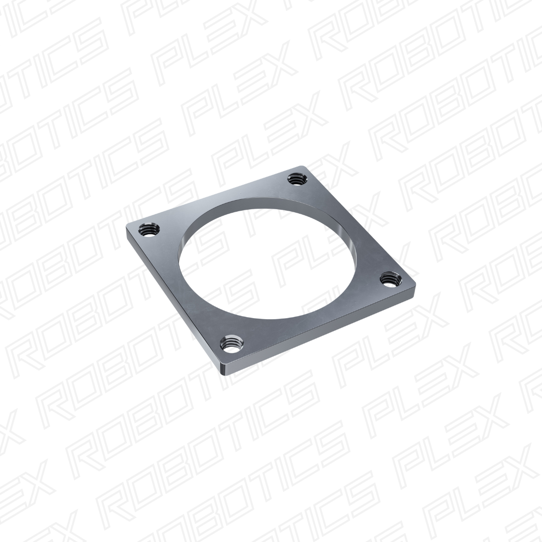 32mm Square Pattern Steel Threaded Plate - 2 Pack – PLEX Robotics