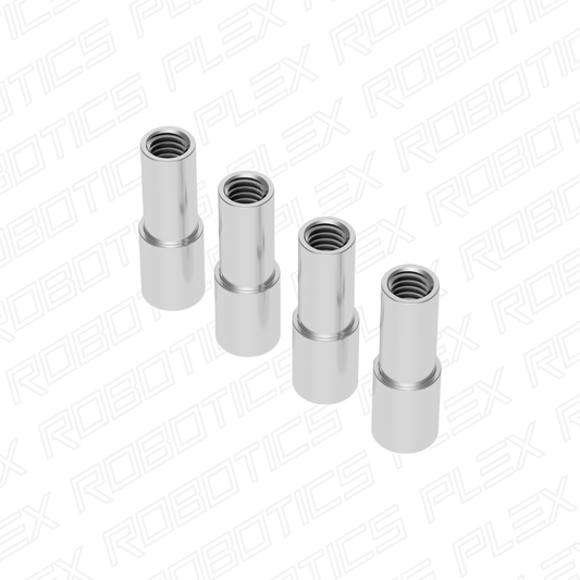 1503 Series M4 x 0.7mm Shoulder Standoff (5-6mm OD, 10-8mm Length) - 4 Pack