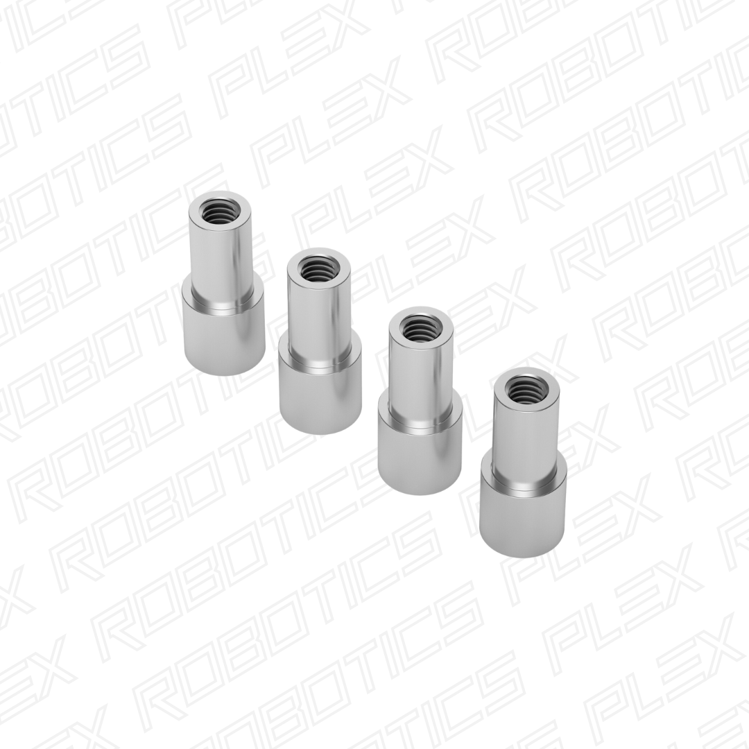 1503 Series M4 x 0.7mm Shoulder Standoff (6-8mm OD, 10-8mm Length) - 4 Pack