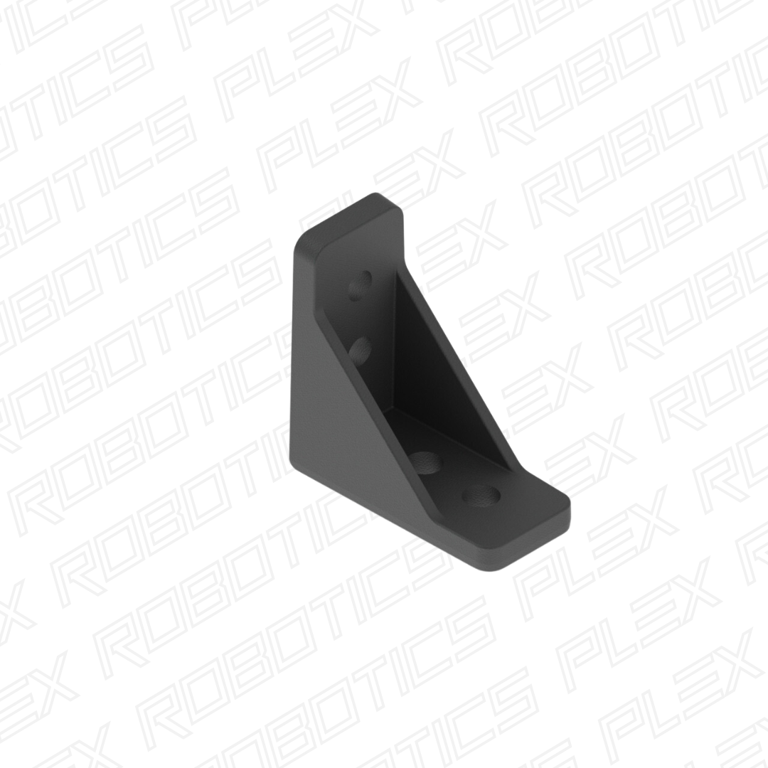 15mm Plastic Inside Corner Bracket - 8 Pack