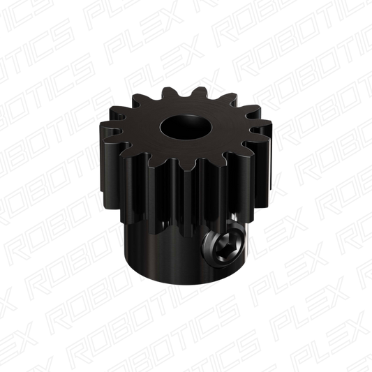 2303 Series Steel, MOD 0.8 Pinion Gear (4mm Round Bore, 15 Tooth)