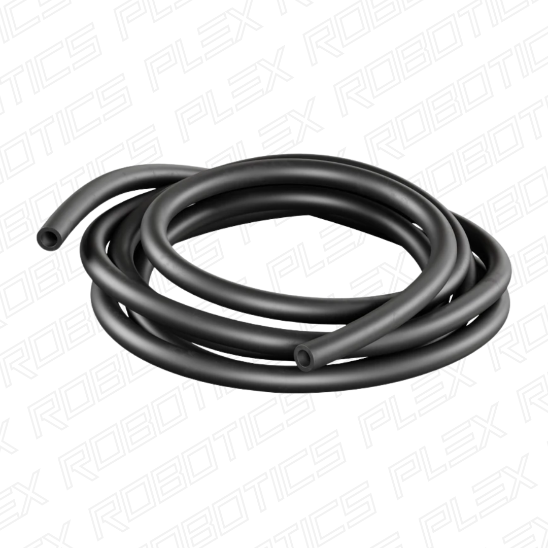 Silicone Rubber Tubing (5mm ID x 8mm OD, 50A Durometer, 2 meter Length)