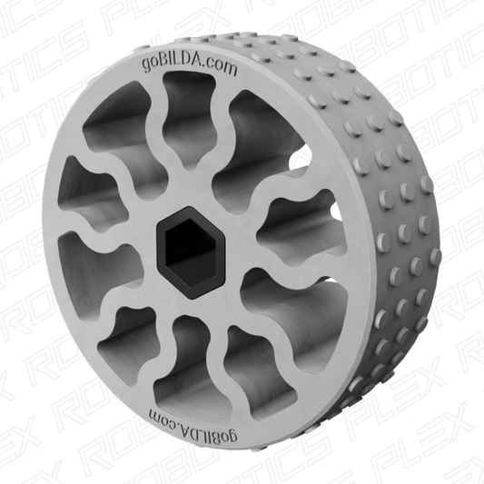 GripForce Gecko™ Wheel (8mm REX® Bore, 48mm Diameter, 15A Durometer)