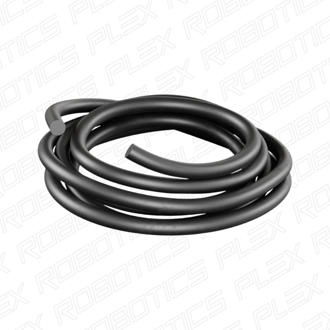 Silicone Rubber Cord (8mm Diameter, 50A Durometer, 2 meter Length)