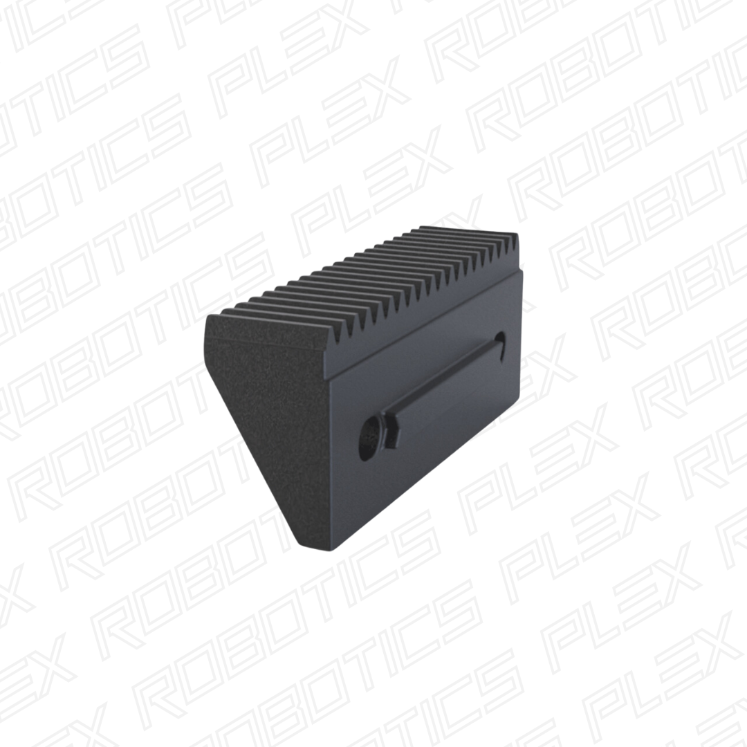 22 Tooth Plastic Right Angle Rack Gear - 8 Pack – PLEX Robotics