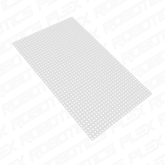 Clear Polycarbonate Grid Plate (1.5mm Thickness, 27 x 44 Hole, 216 x 352mm)