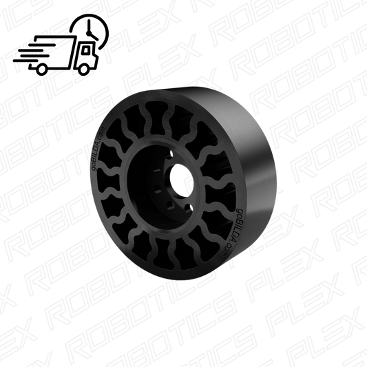 3613 Series Gecko® Wheel (14mm Bore, 72mm Diameter)