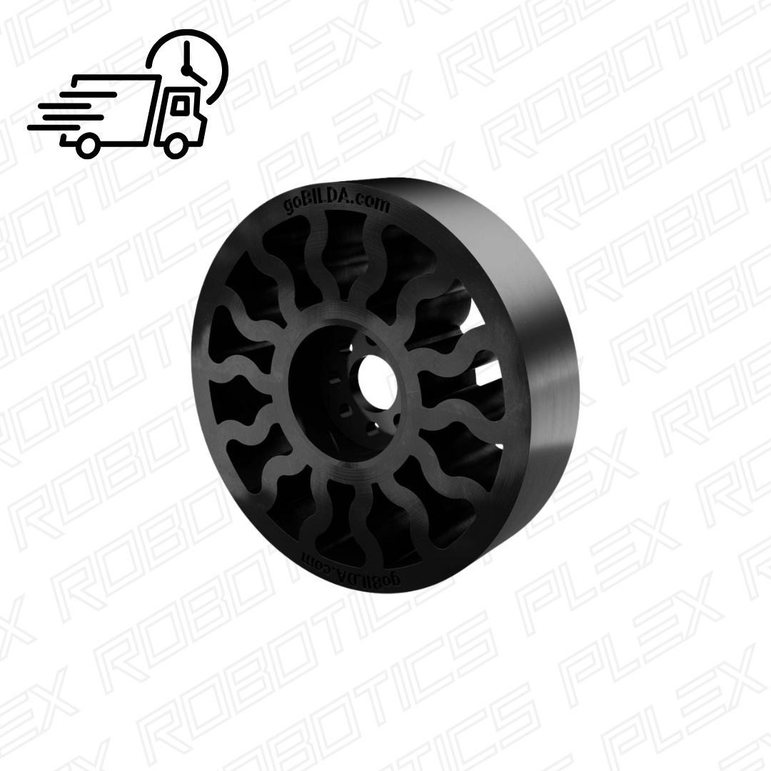 3613 Series Gecko® Wheel (14mm Bore, 96mm Diameter)