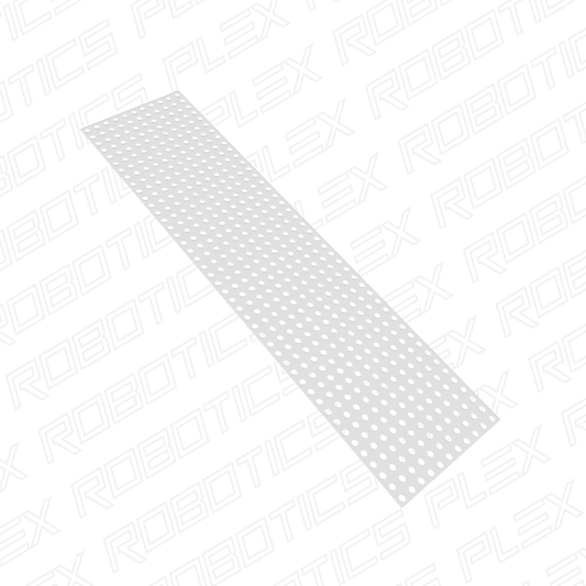 Clear Polycarbonate Grid Plate (1.5mm Thickness, 11 x 44 Hole, 88 x 352mm)