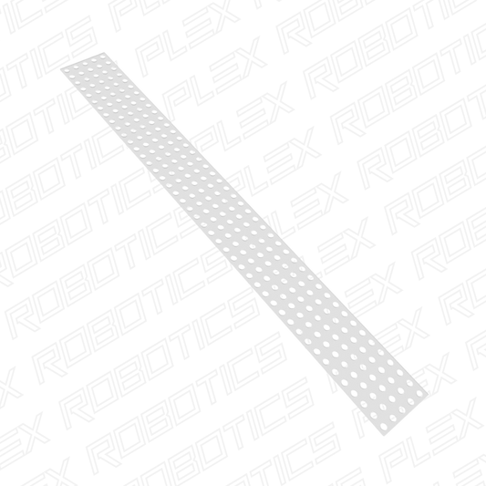 Clear Polycarbonate Grid Plate (1.5mm Thickness, 5 x 44 Hole, 40 x 352mm)