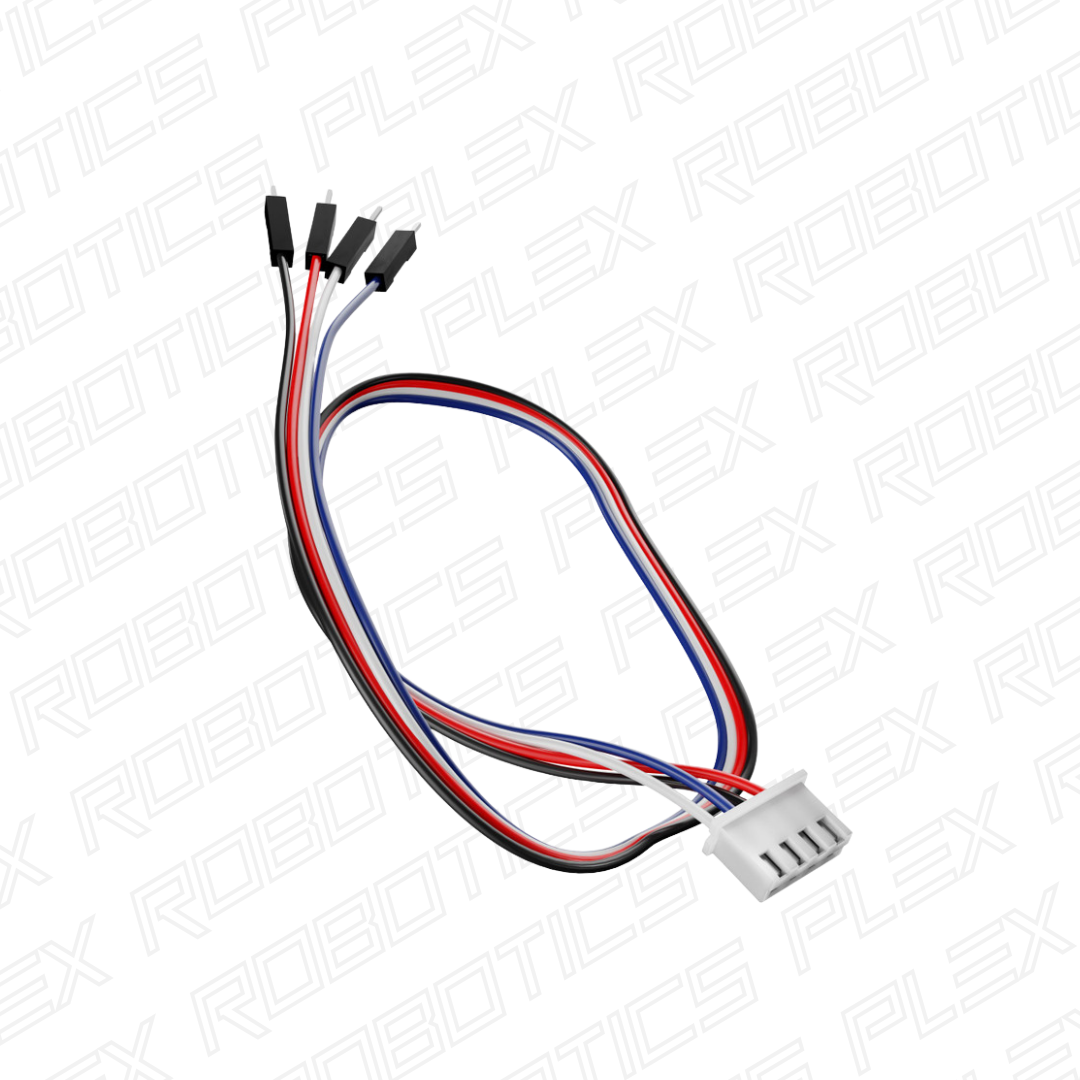 Encoder Breakout Cable (4-Pos JST XH [MH-FC] to 4 x 1-Pos TJC8 [FH-MC], 300mm Length)