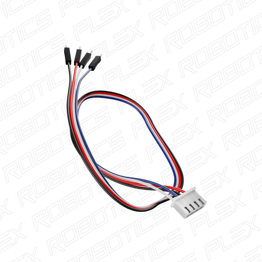 Encoder Breakout Cable (4-Pos JST XH [MH-FC] to 4 x 1-Pos TJC8 [FH-MC], 300mm Length)